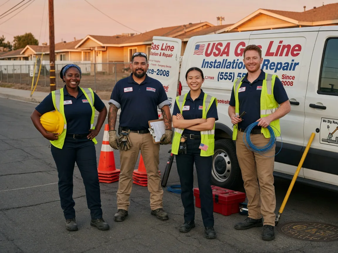 Gas Line Installation company in Enochs, TX